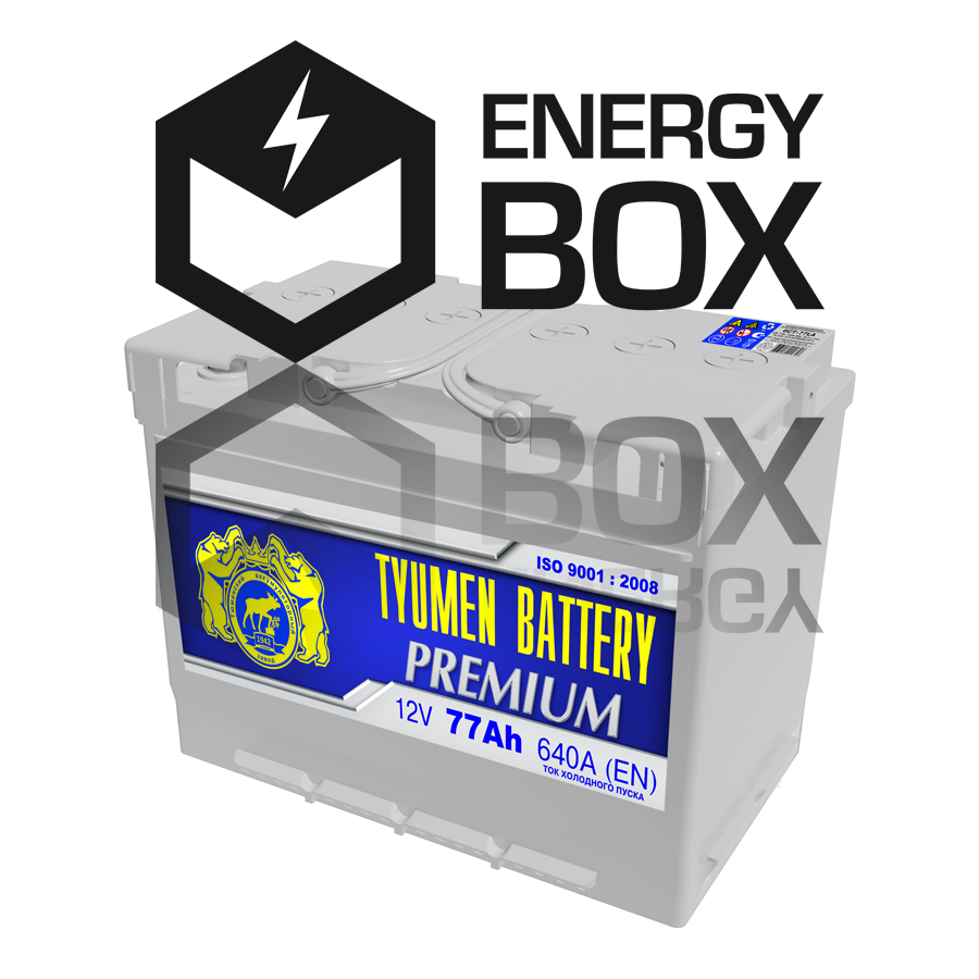 77А*ч Аккумулятор Tyumen Battery PREMIUM 640A(En)