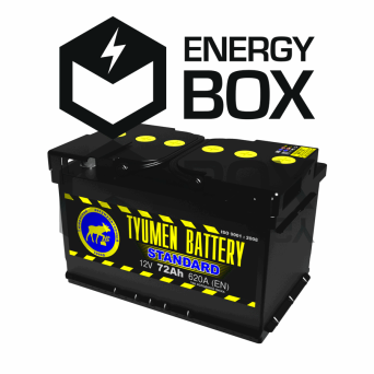 72А*ч Аккумулятор Tyumen Battery STANDARD 620A(En) низк. 72А*ч Аккумулятор Tyumen Battery STANDARD 620A(En) низк.