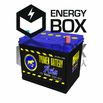 60А*ч Аккумулятор Tyumen Battery ASIA 520A(En) 60А*ч Аккумулятор Tyumen Battery ASIA 520A(En)